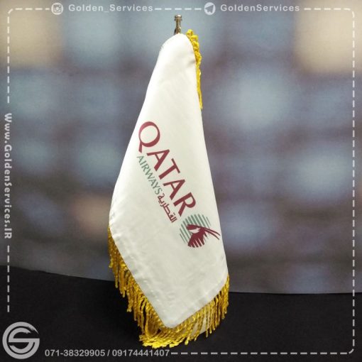 چاپ پرچم رومیزی قطر - QATAR