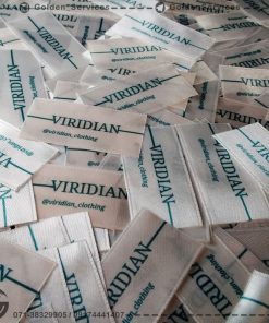 اتیکت لباس ساتن - تولیدی VIRIDIAN