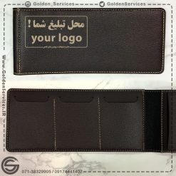 کیف دسته چک چرم تبلیغاتی